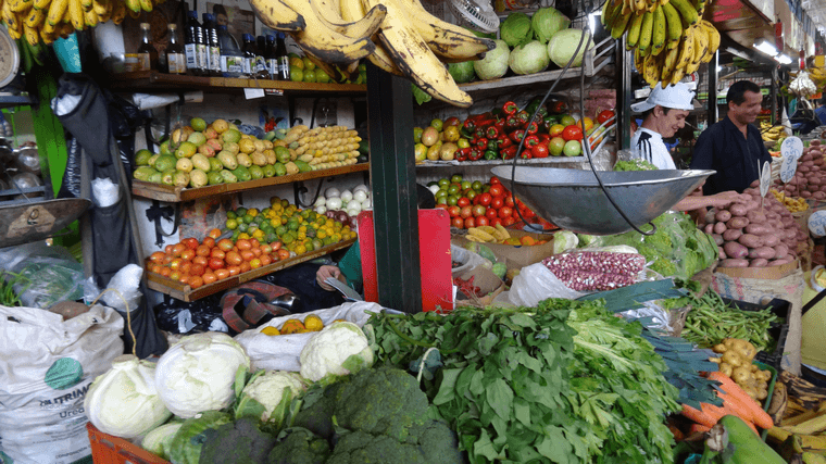 Manger végétarien à Medellín